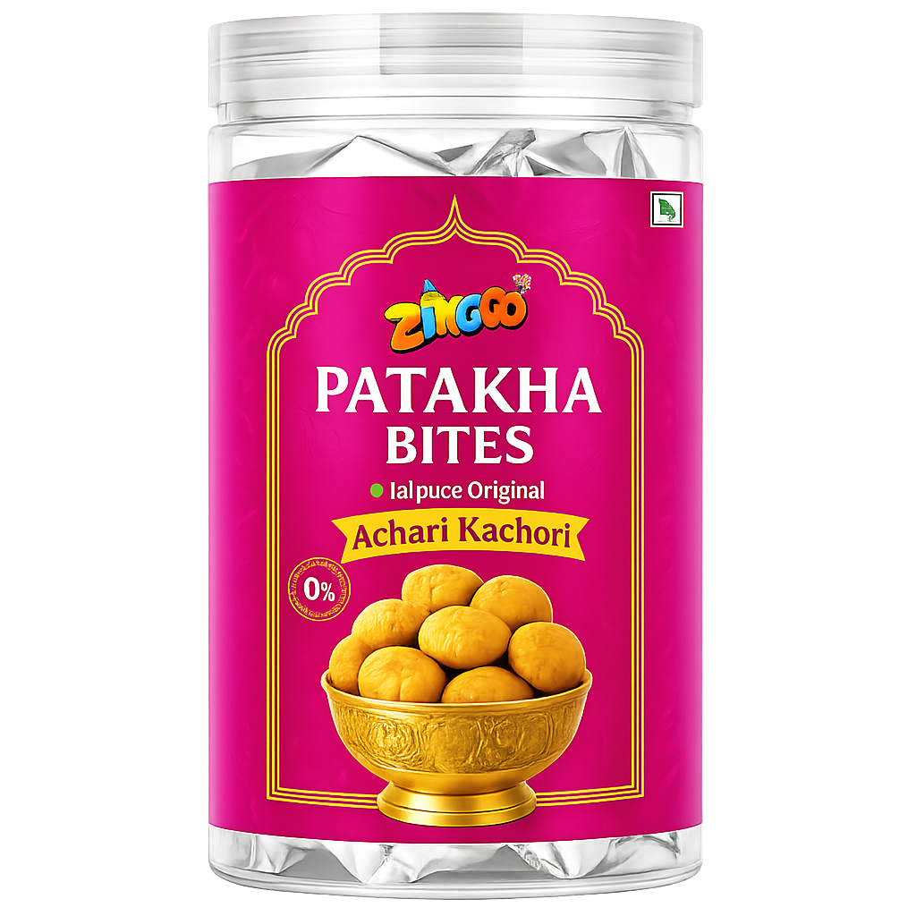 ZINGGO Patakha Bites Achari Kachori 150g | Jaipur’s Original