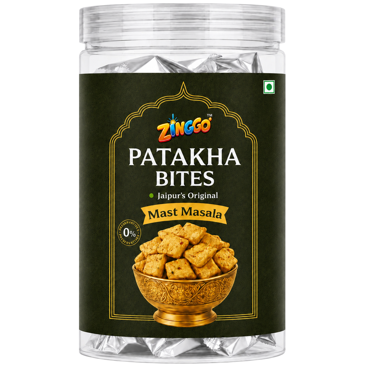 ZINGGO Patakha Bites Mast Masala 150g | Jaipur’s Original