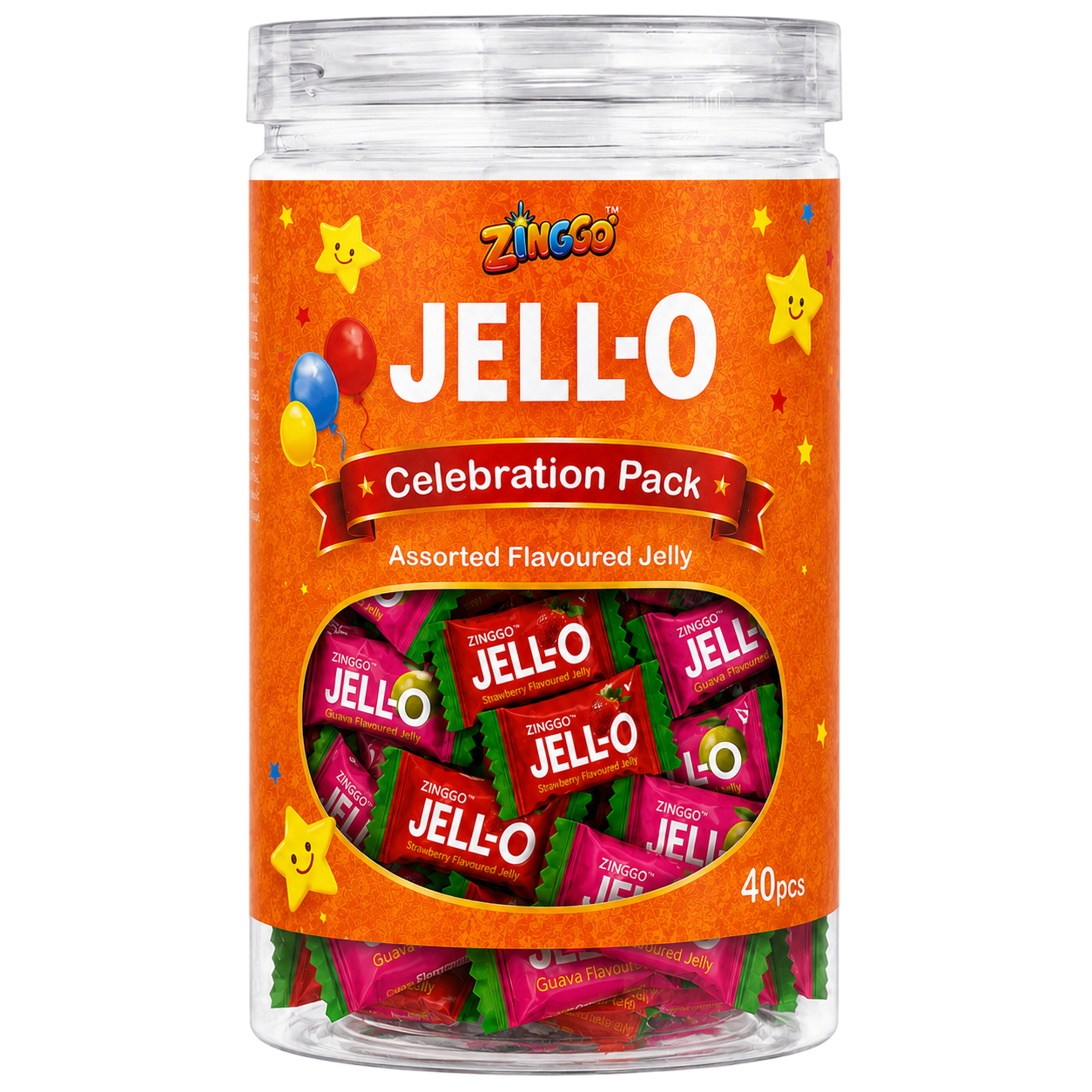 ZINGGO JELL-O Celebration Pack 40 Pcs