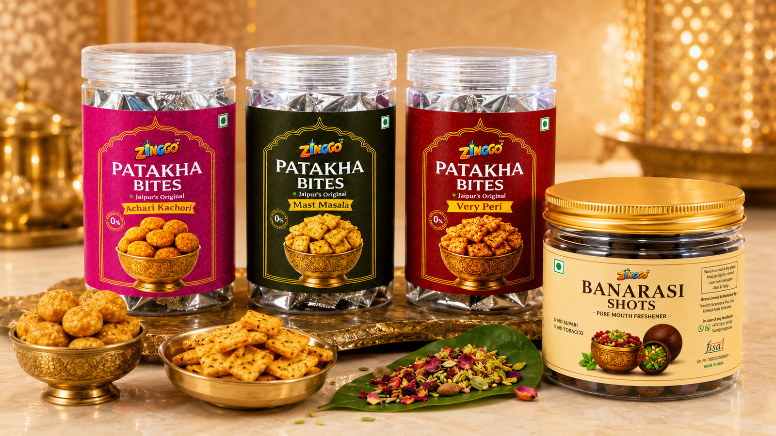 Zinggo Patakha Bites and Banarasi Shots: Bold Indian Flavours in Every Bite