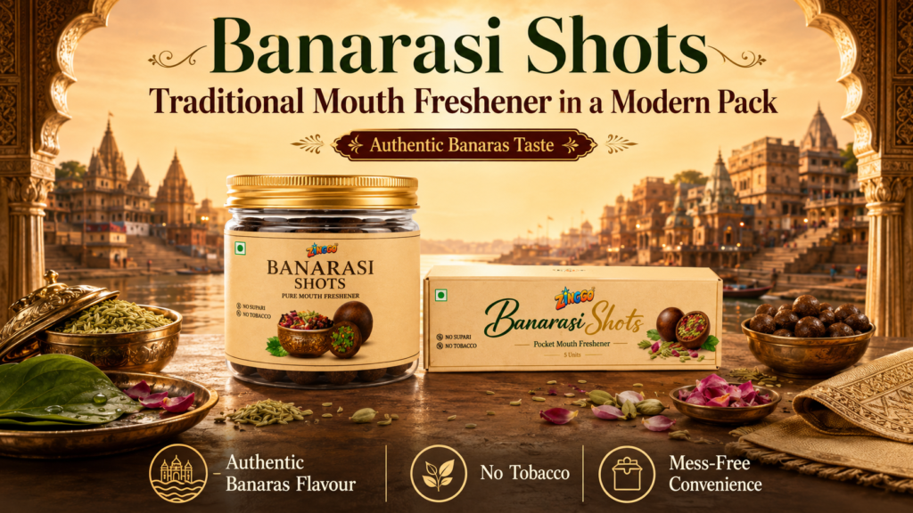 Zinggo Banarasi Shots Jar 100g | Mouth Freshener UAE